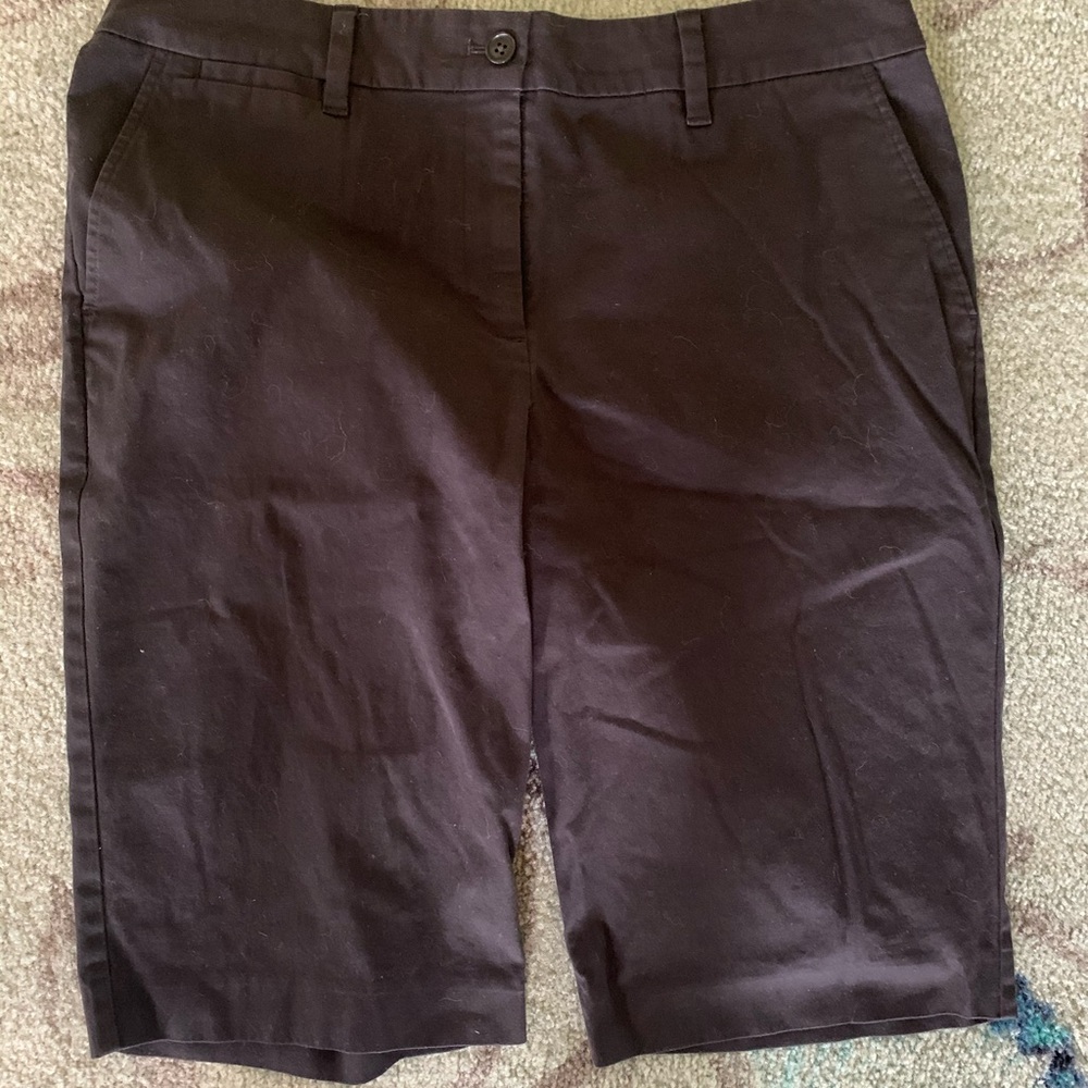 Talbots Perfect Shorts Black Size 12